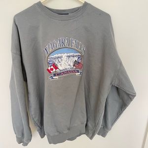 Brandy Melville oversized Niagara Falls crewneck